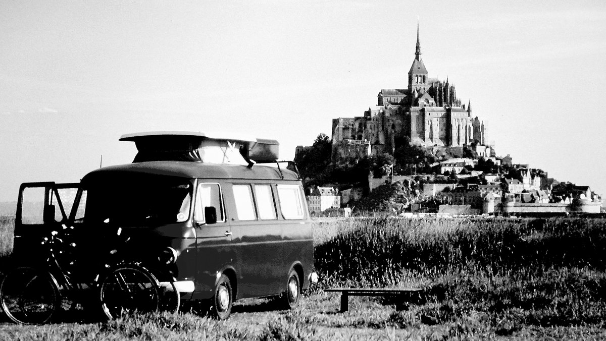 Mein 238 B1 vor dem Mont-St.Michel